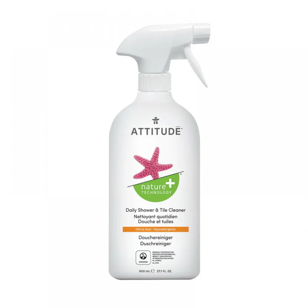 Solutie pentru curatat zona de dus, coaja de citrice (800 ml), Attitude