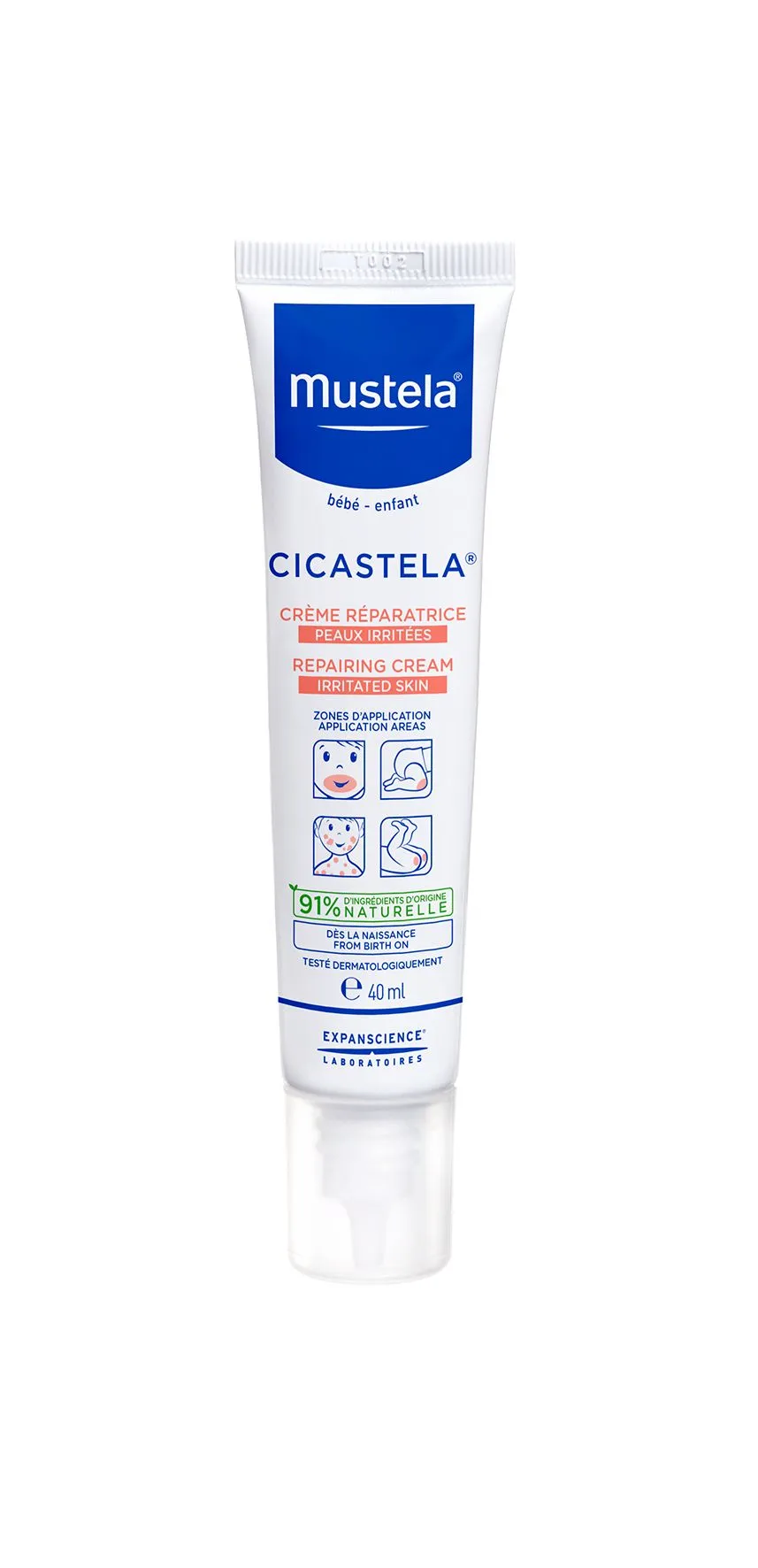 Cicastela crema reparatoare, 40 ml, Mustela
