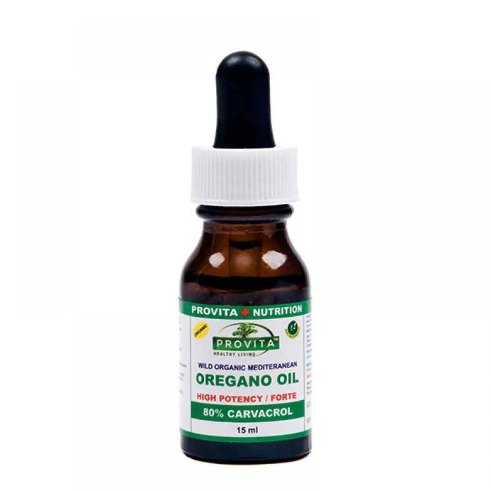 Ulei de Oregano Forte cu 80% Carvacrol (15 ml), Provita Nutrition