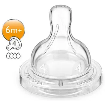 Set tetine Classic +6 luni SCF634/27, 2 bucati, Philips Avent