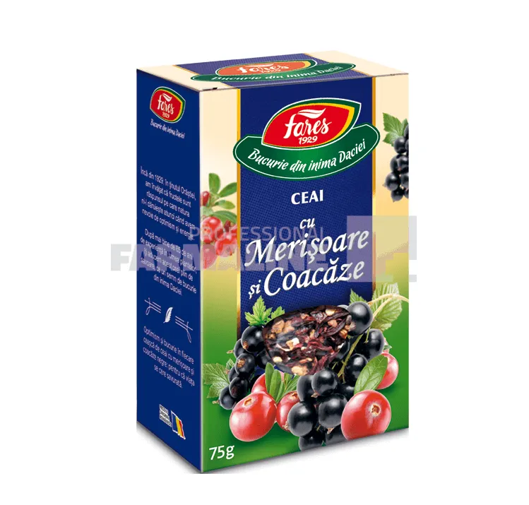 Fares Ceai cu Merisoare si Coacaze 75 g