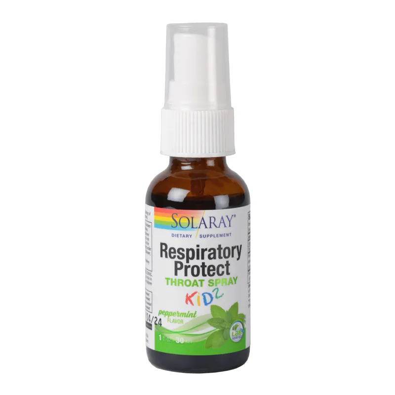 Respiratory protect Throat Spray Kidz x 30ml (Solaray)