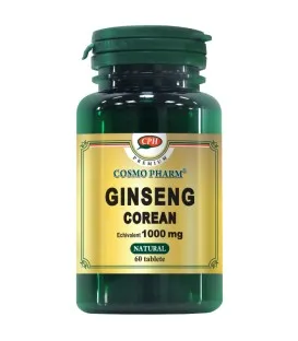 Ginseng Corean 1000mg , 60 tablete