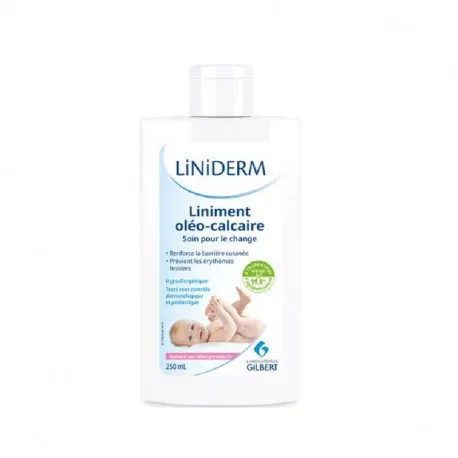 Liniderm Solutie dermatologica pentru curatarea zonei scutecului, 250 ml