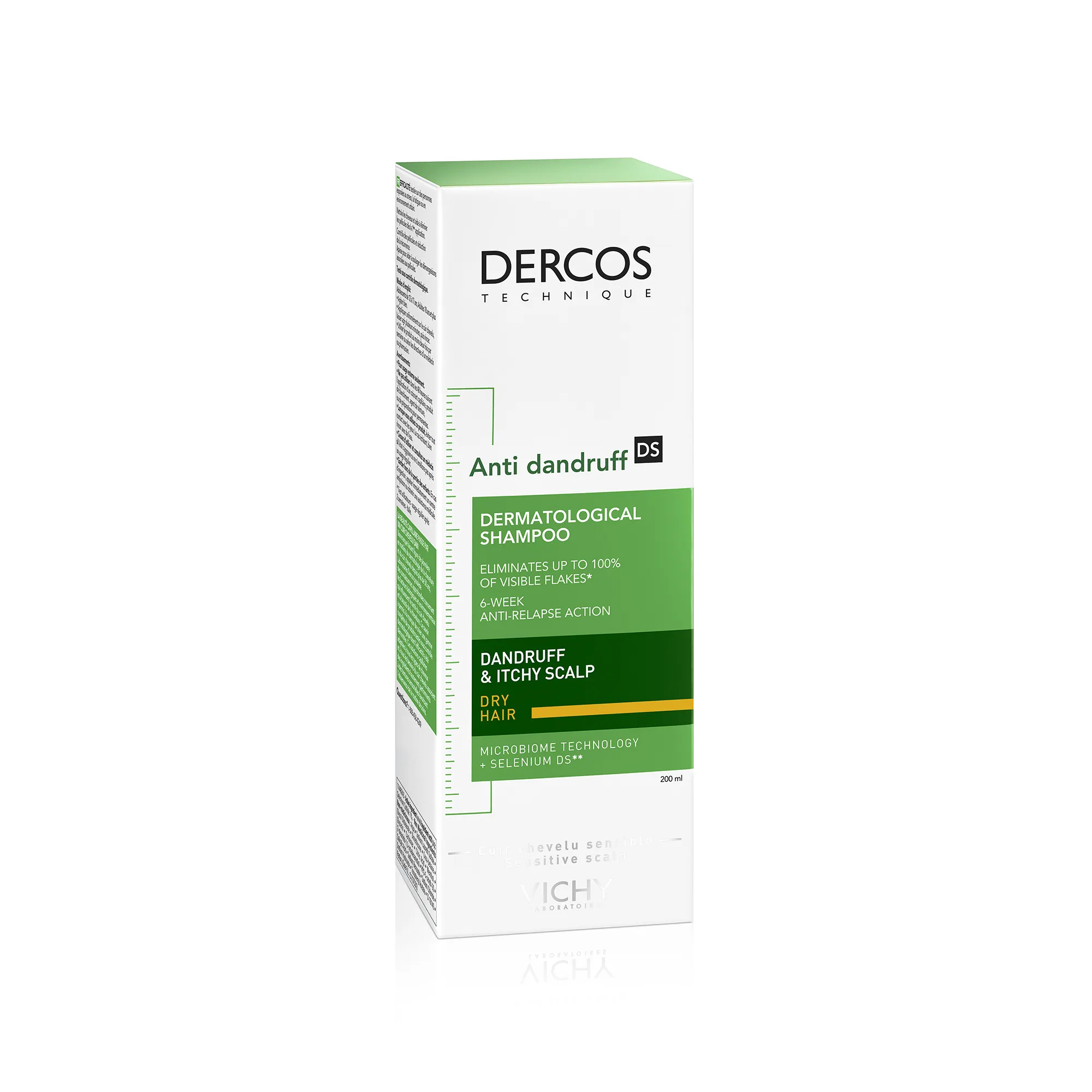 VICHY Dercos sampon antimatreata par uscat x 200ml