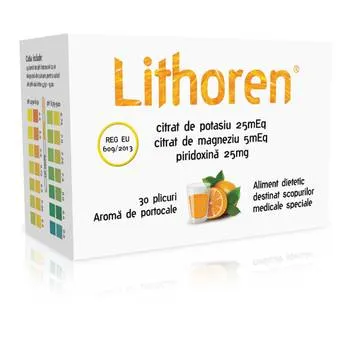 Lithoren aroma de portocale, 30 plicuri, Meditrina Pharmaceuticals