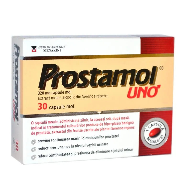 Prostamol Uno, 30 capsule, Berlin-Chemie Ag