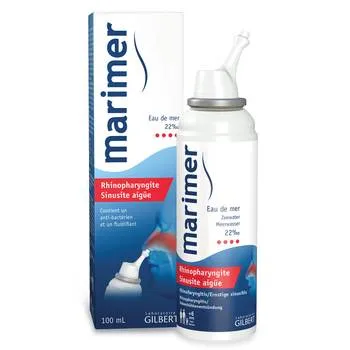 Marimer spray nazal pentru rinofaringita si sinuzita acuta, 100 ml, Gilbert