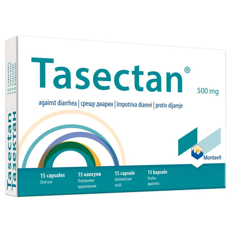 TASECTAN 500 MG X 15 CAPSULE