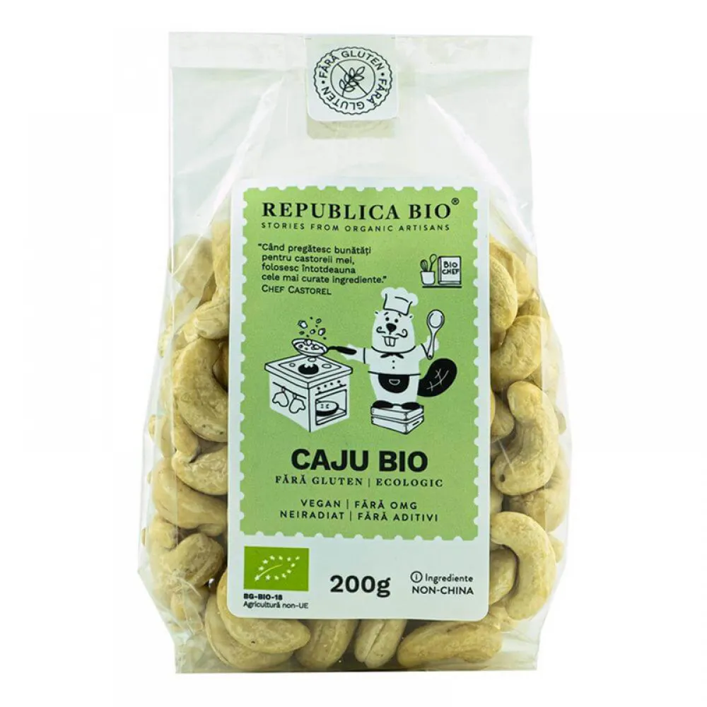 Caju fara gluten (200 grame), Republica Bio