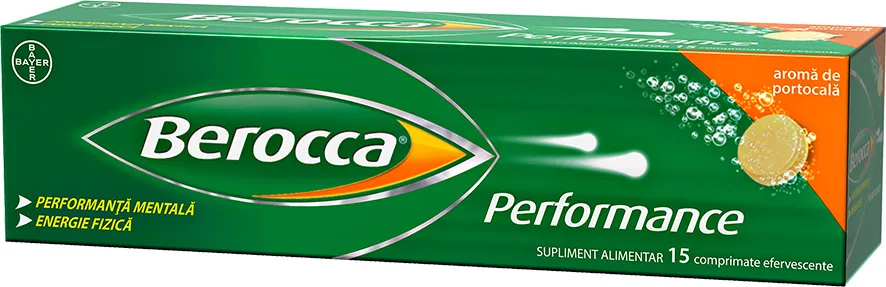 Berocca Performance 15 comprimate efervescente Bayer