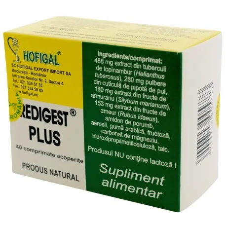 Redigest Plus , 40 capsule