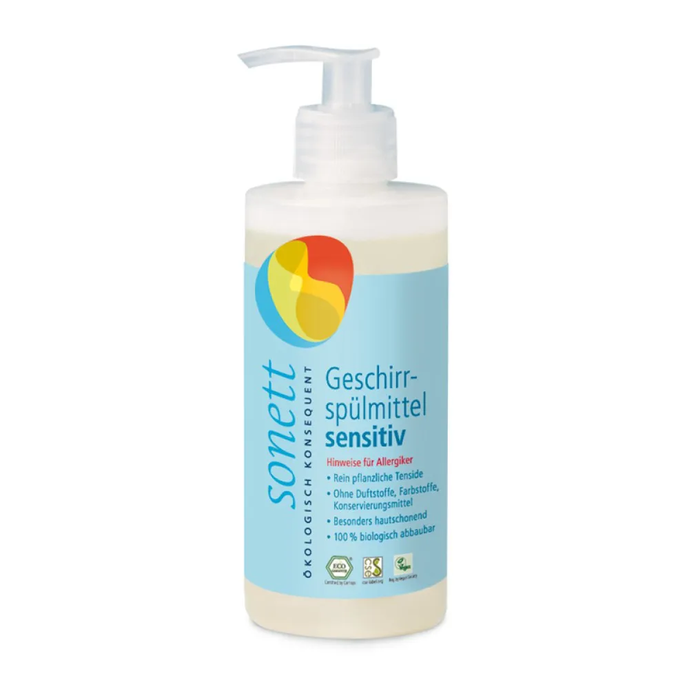Detergent ecologic pentru spalat vase - neutru (300 ml)