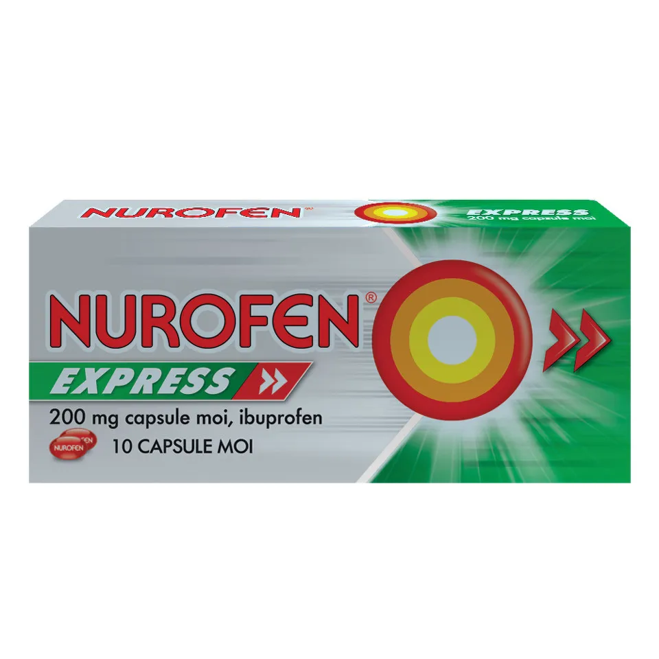 NUROFEN EXPRESS 200MG X 10 CAPSULE MOI