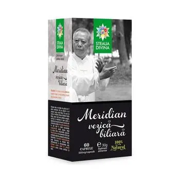 Capsule pentru vezica biliara Meridian, 60 capsule, Steaua Divina