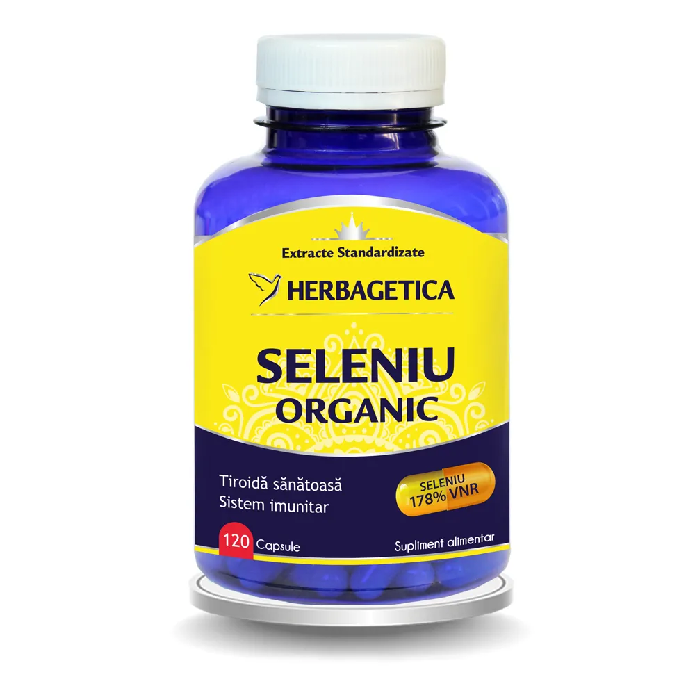 Seleniu Organic (120 capsule), Herbagetica