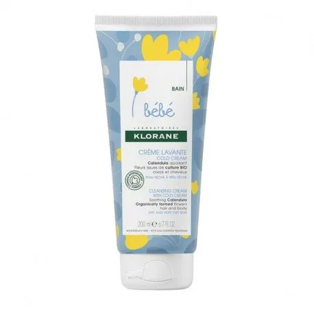 KLORANE bebe crema curatare Cold Cream, 200ml