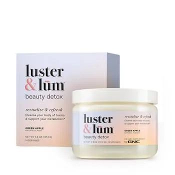 Formula pentru detoxifierea organismului cu aroma de mar verde Beauty Detox Luster & Lum, 137g, GNC