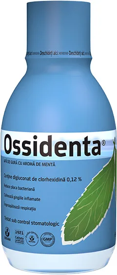 OSSIDENTA APA DE GURA MENTA 250ML