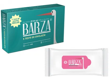 Teste ovulatie Barza x 5 bucati + servetele cadou