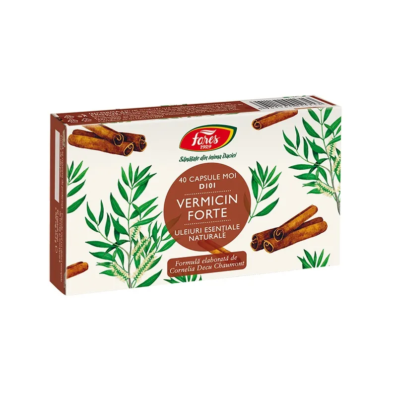 Vermicin forte , 40 capsule ,Fares