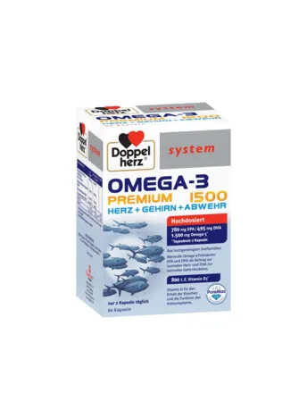 DOPPELHERZ SYSTEM OMEGA 3 PREMIUM 1500 X 60 CAPSULE