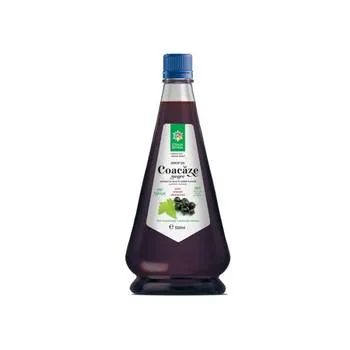 Sirop natural de coacaze negre presat la rece, 520ml, Steaua Divina