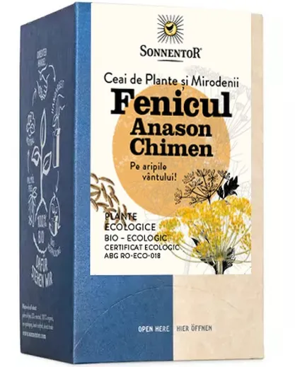 Ceai Fenicul, Anason, Chimen Eco 18dz (Sonnentor)