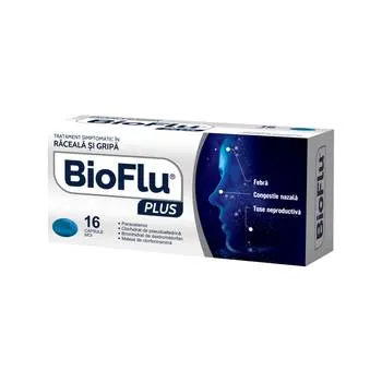 Bioflu Plus, 16 comprimate, Biofarm