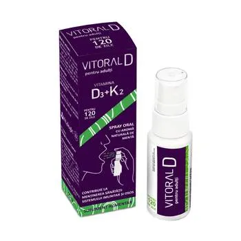 Spray oral pentru adulti Vitoral D, 25ml, Vitalogic