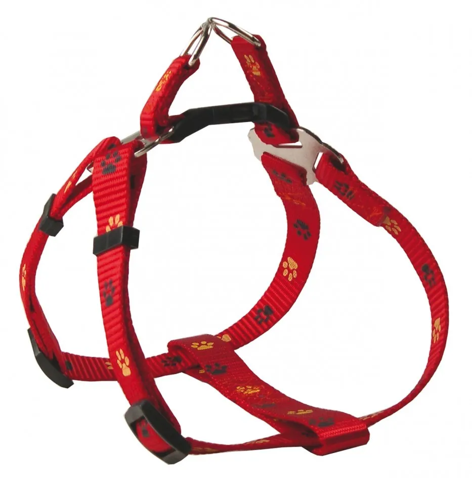 Ham reglabil nylon, cu decor labute - 2 cm
