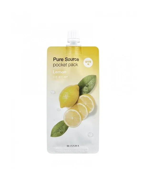Masca de noapte pentru vitalitate cu lamaie 10ml (Missha)