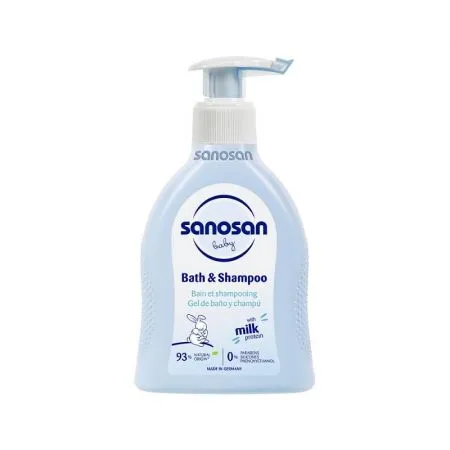 Spumant si sampon pentru copii, 200 ml, Sanosan