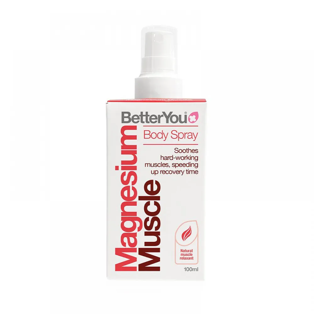 Magnesium Muscle Body Spray (100 ml), BetterYou