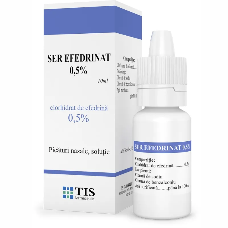 Ser efedrinat 0,5% x 10ml (Tis)