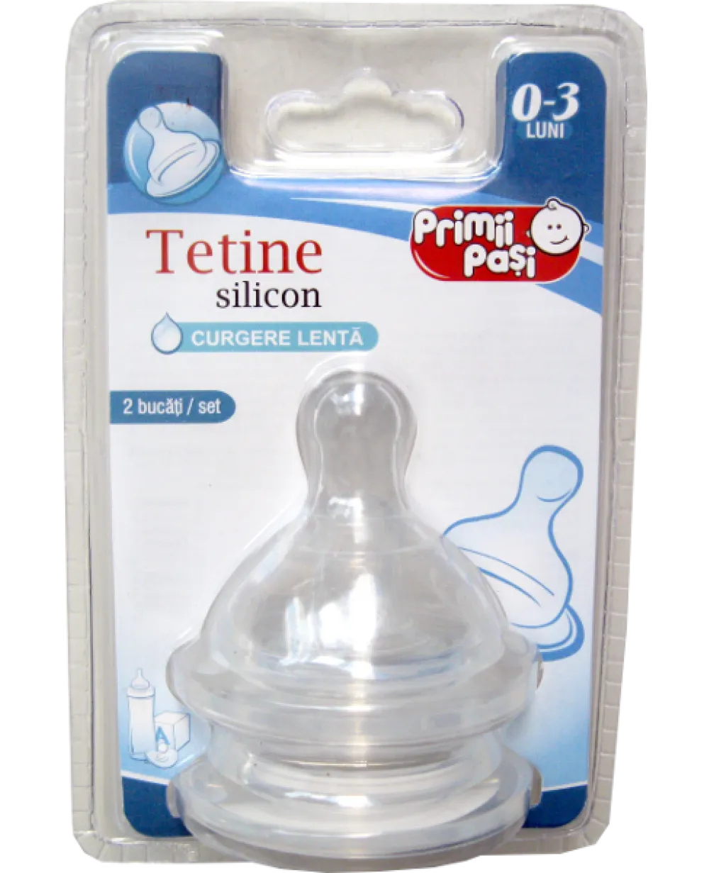 PRIMII PASI TETINE SILICON CURGERE LENTA 0-3 LUNI