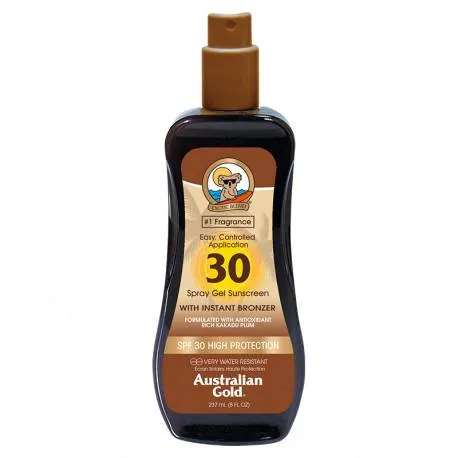 Australian Gold Spray-gel SPF 30 cu autobronzant, 237 ml
