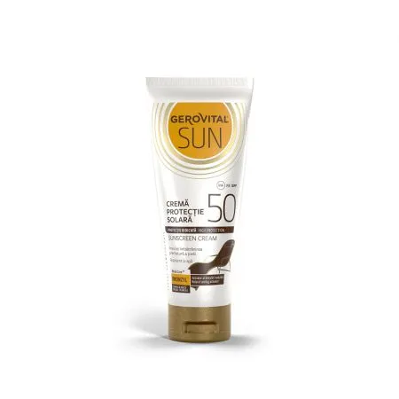 Crema protectie solara SPF 50 Sun, 100 ml, Gerovital
