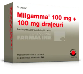 MILGAMMA R 100 x 60 DRAJ. 100mg+100mg WORWAG PHARMA GMBH &