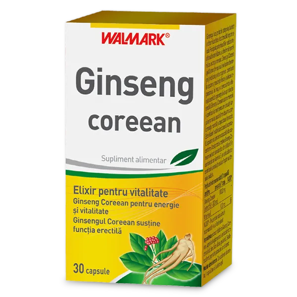 GINSENG COREEAN X 30 CAPSULE WALMARK