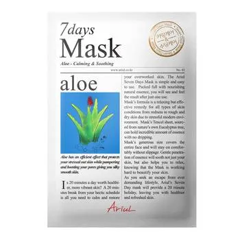 Masca servetel cu Aloe Vera 7Days, 20g, Ariul