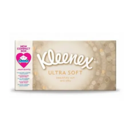 KLEENEX ULTRA SOFT -Servetele faciale -80buc-3str