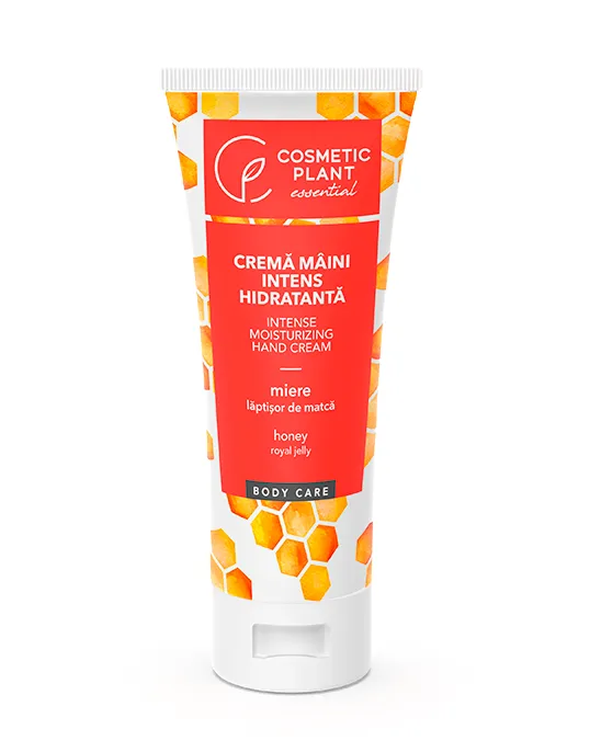 Crema de maini intens hidratanta cu miere si laptisor de matca, 100 ml, Cosmetic Plant