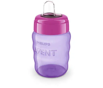 AVENT Cana cu tetina de formare, +9 luni, 260 ml, roz, SCF553/03