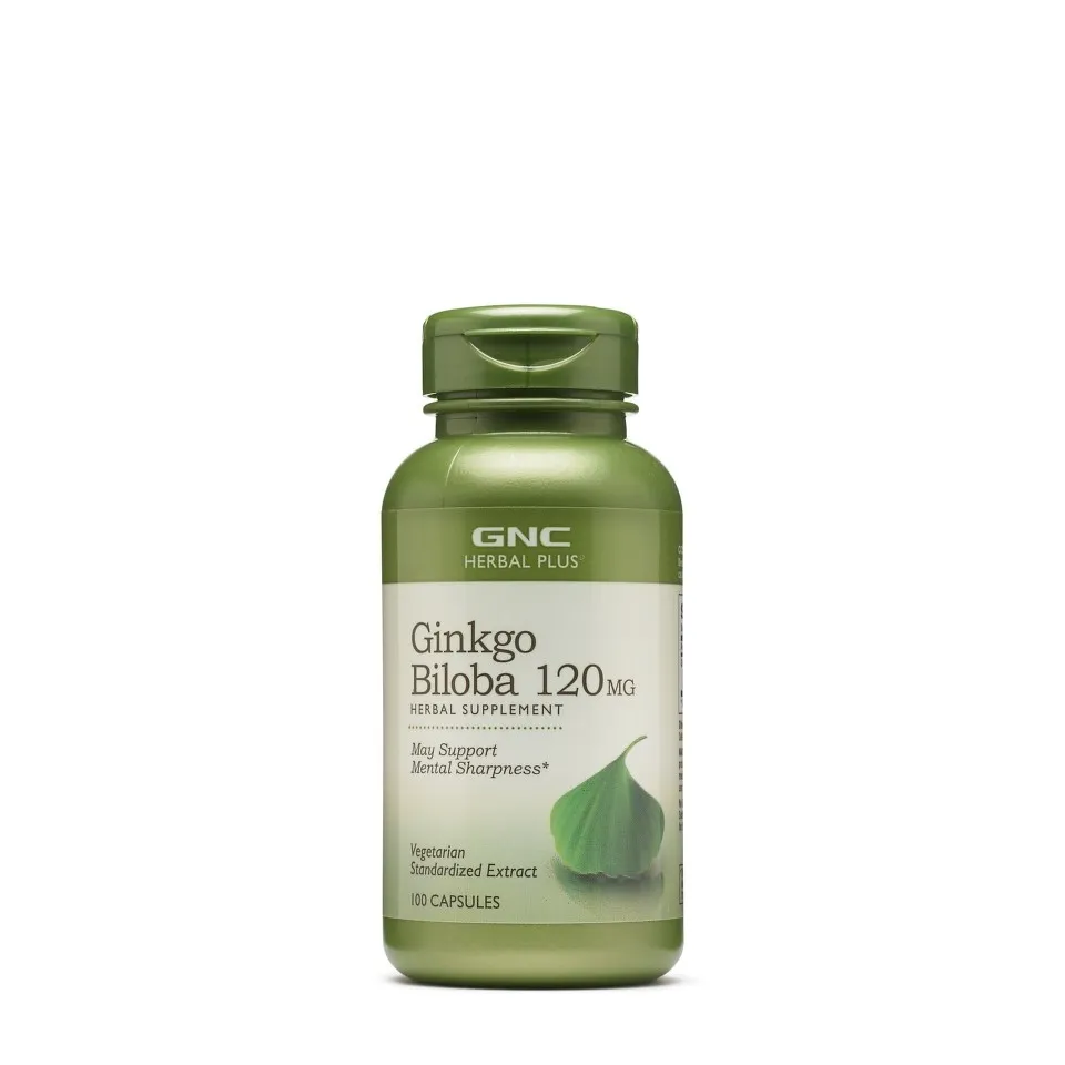 GNC GINKGO BILOBA 120MG X 100 CAPSULE