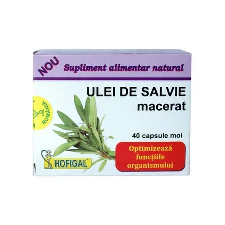 Ulei Salvie 500 mg,40 capsule