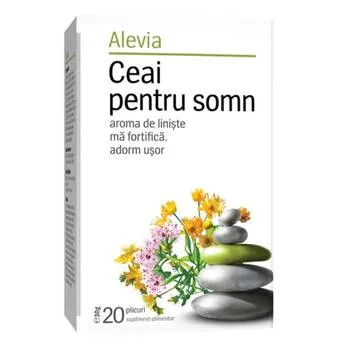 Ceai de plante pentru somn, 20 plicuri, Alevia