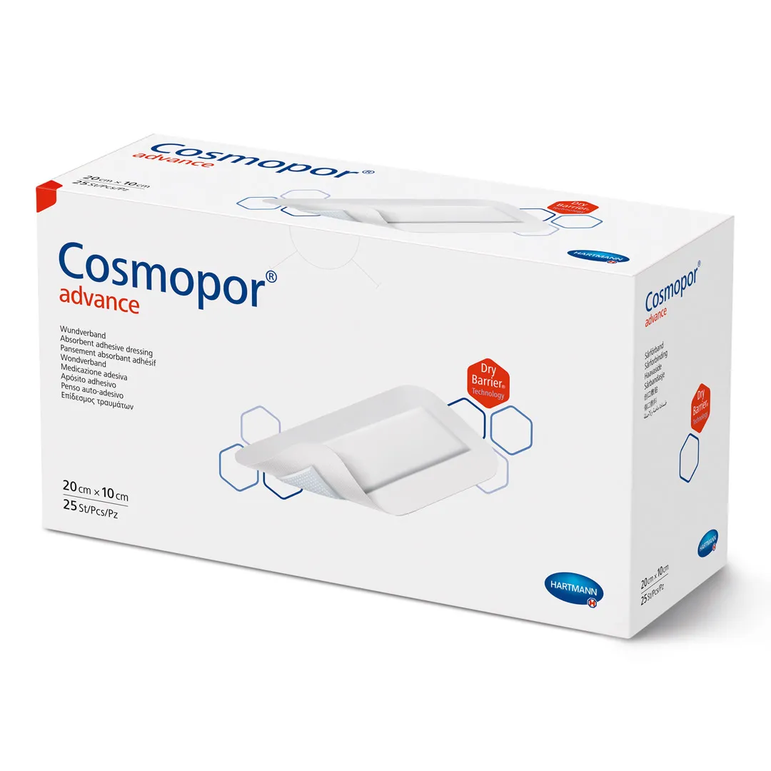 Plasture autoadeziv, Cosmopor Advance, 20 x 10 cm, 1 cutie/25 bucati, Hartmann