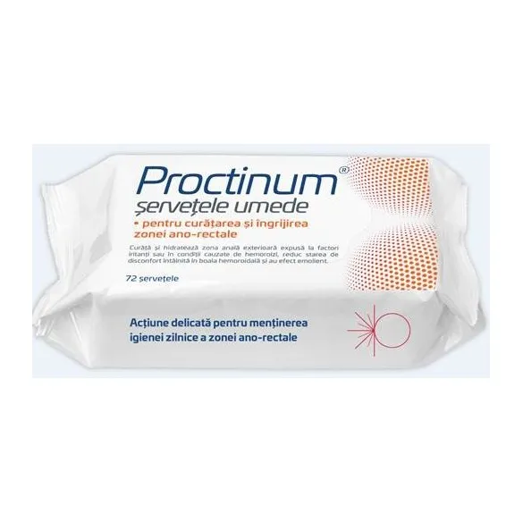 Zdrovit Proctinum servetele umede  72 bucati
