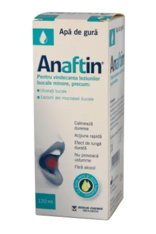 Apa de gura 3% Anaftin, 120ml, Berlin Chemie